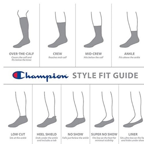 Champion Women’s Super No Show 6pairs Size 5-9 Ch509