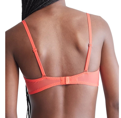 CALVIN KLEIN Women's Sheer Marquisette Lightly Lined Demi Bra QF6068 32C