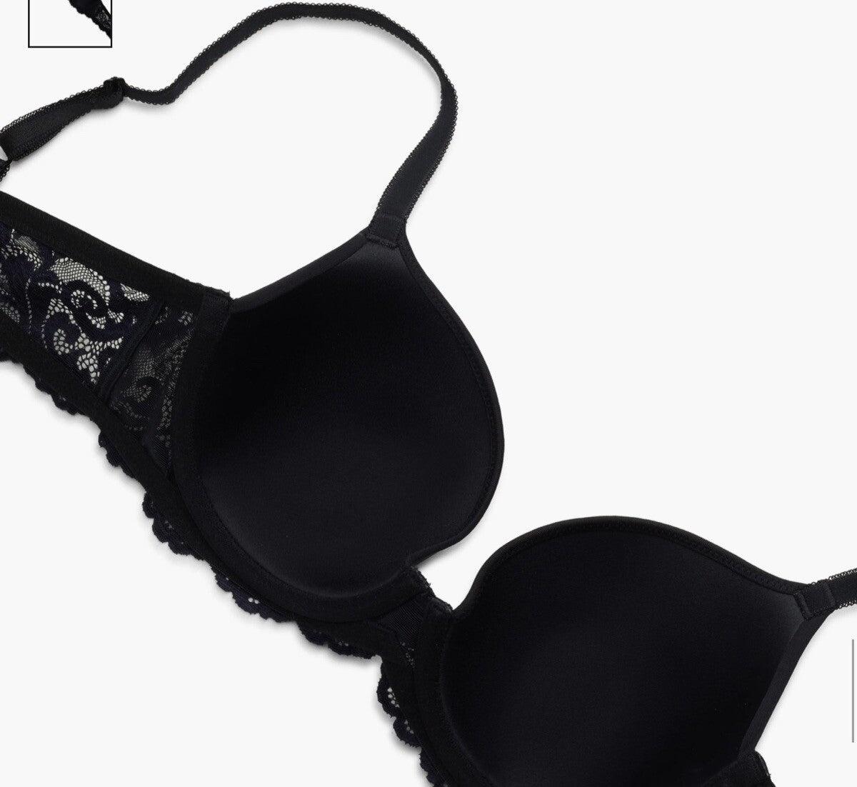 Instant Icon T-Shirt Bra Wacoal 853322 Black And Purple 32D