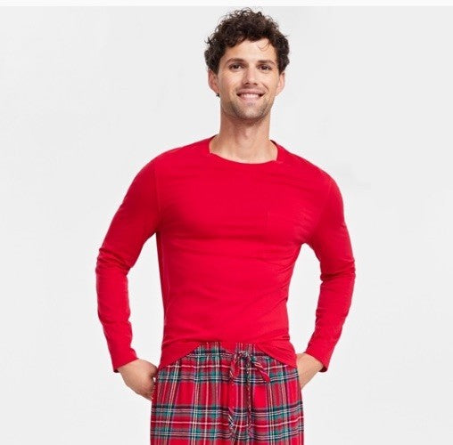 Family Pajamas  Men's Mix It Brinkley Plaid Family Shirt Only S