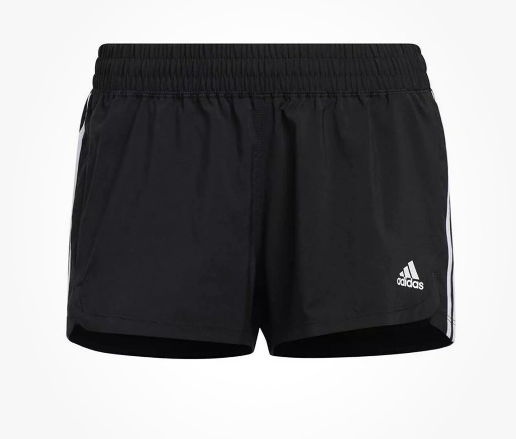 Adidas Aeroready Women’s Pacer 3-Stripes Woven Gym Running Shorts Sz XS MSRP $25