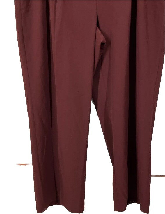Bar III Pleated Front Dress Pants Plus Size 22 WCarrubo Red 