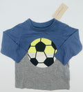 First Impressions Toddler Boys Soccer-Print T-Shirt Blue Size 6-9 Months
