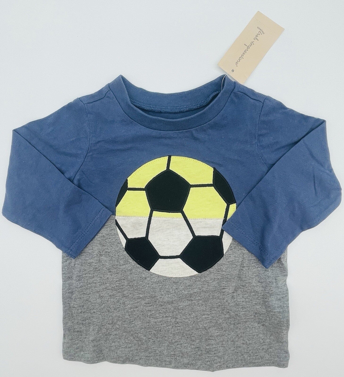 First Impressions Toddler Boys Soccer-Print T-Shirt Blue Size 6-9 Months