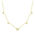 And Now This Butterfly Necklace Gold Plated 18”