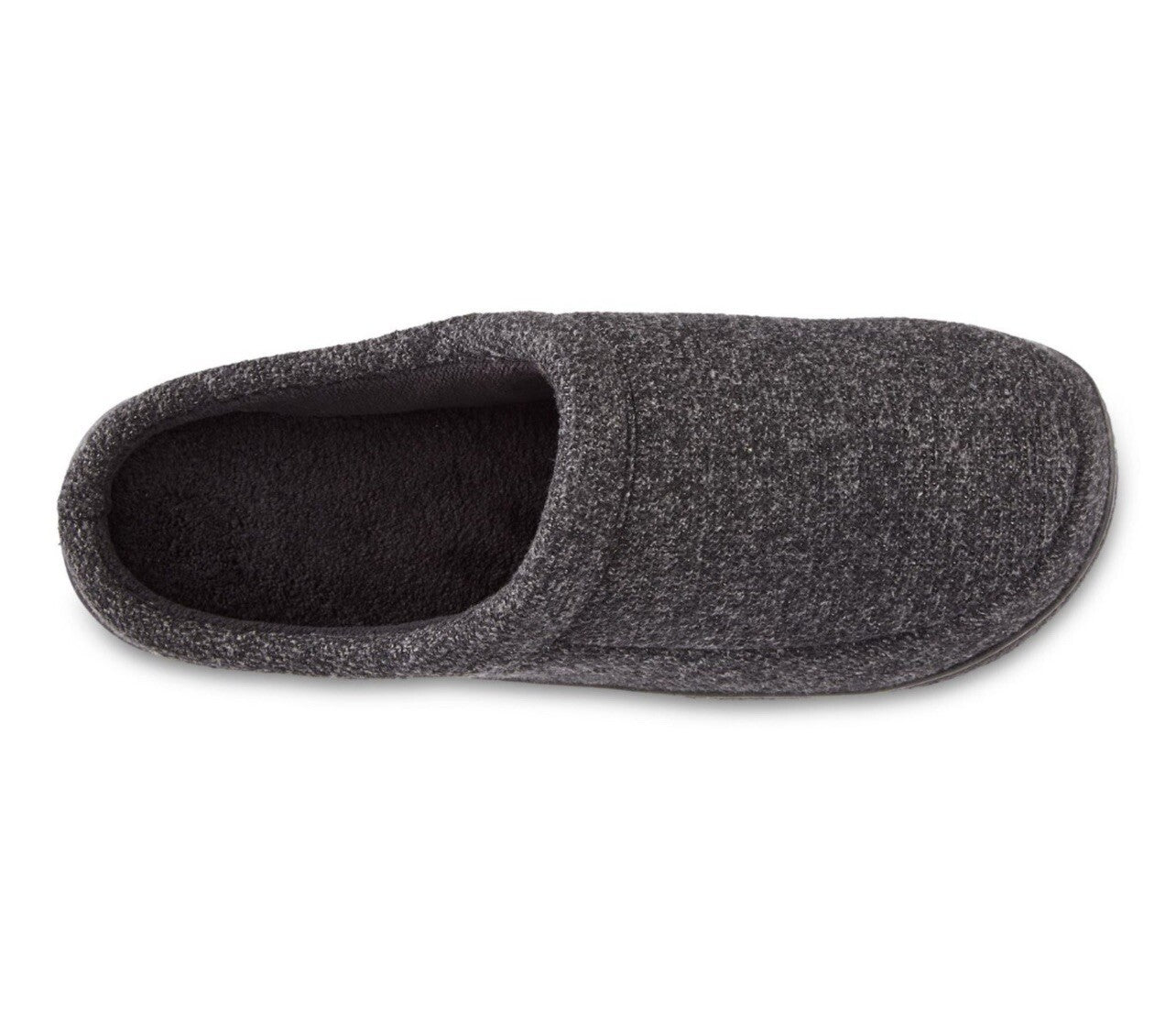 Isotoner Memory Foam Slippers Eco Comfort Black  L 9.5-10.5