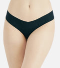 Jenni Women's No-Show Thong Underwear Black M