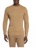 Express Men's Cable Knit Sweater Size XXL Pecan