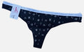 Calvin Klein CK One Cotton Singles Thong Underwear QD3783 Black L