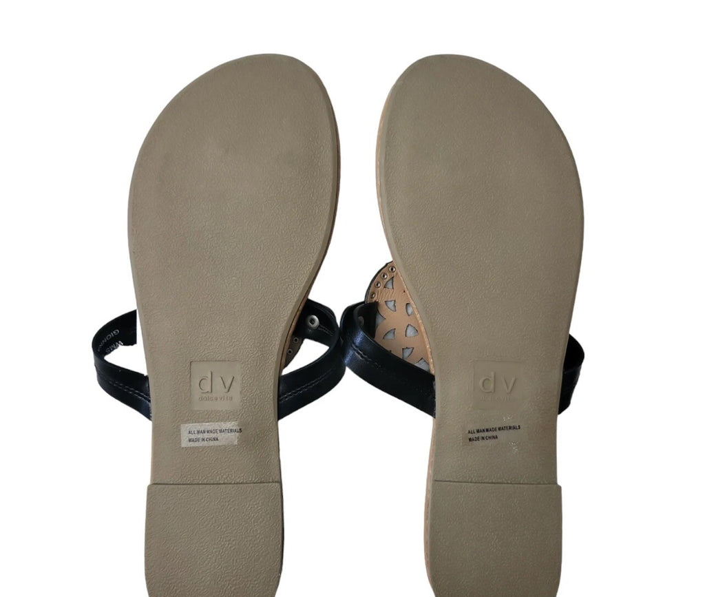 DV Dolce Vita Ladies Comfortable Stylish Gionna Everyday Flat Sandal Size 10