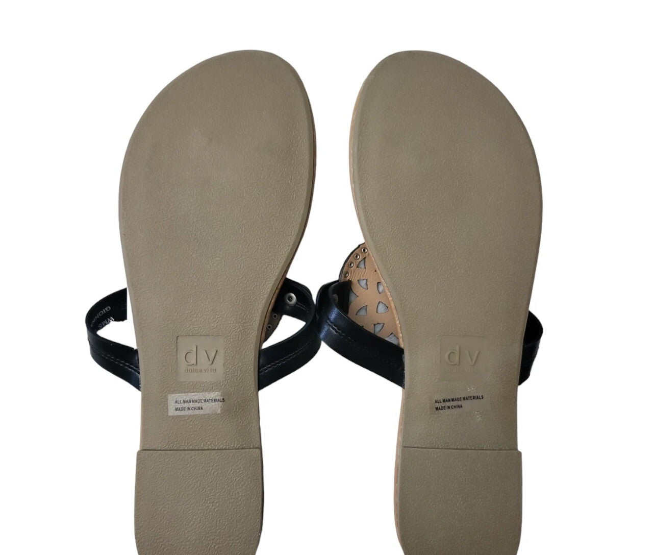 DV Dolce Vita Ladies Comfortable Stylish Gionna Everyday Flat Sandal Size 10