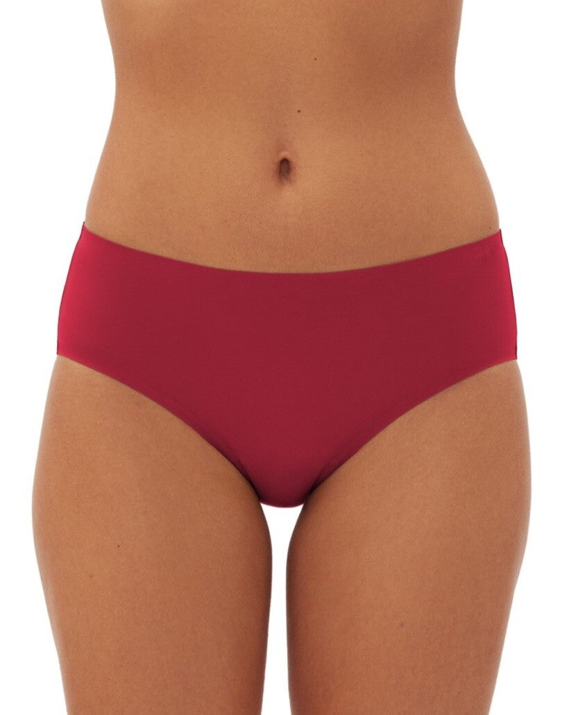 GAP GapBody Women's Everyday Essentials Laser Bonded Hipster Underwear Red M
