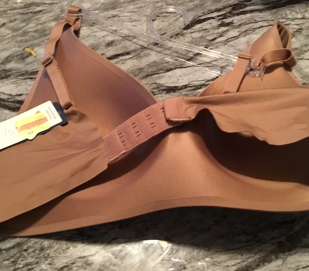 GAP GapBody Women's Everyday Essentials Wireless Bra Brown 34C