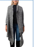  Marcus Adler Women's Plush Chevron Ultra Soft Scarf