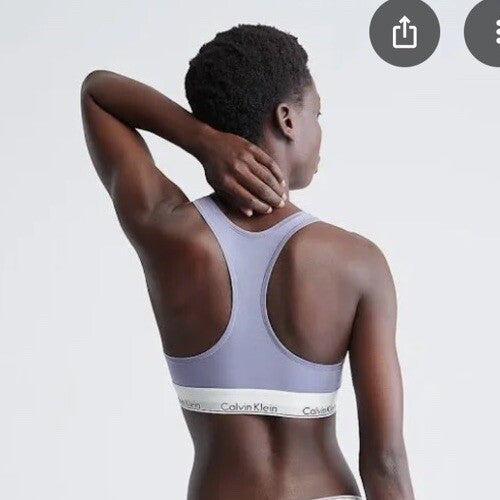 Calvin Klein Women's Modern Cotton Unlined Wireless Bralette M