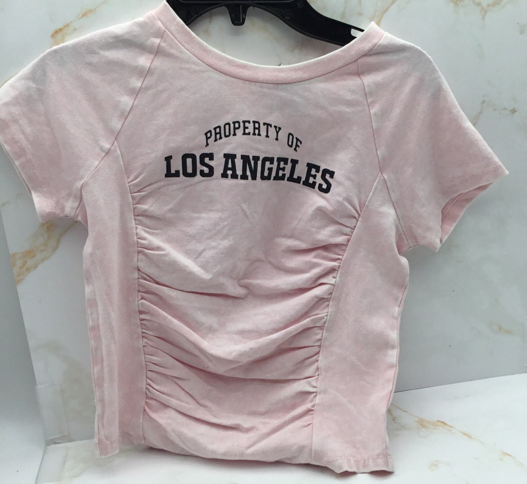 Just Poly Ballet Pink T-shirt Medium Property Of Los Angeles 