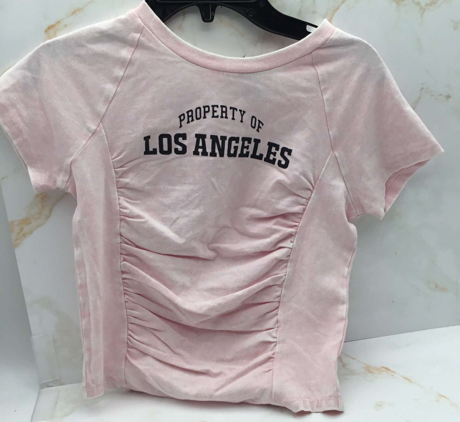 Just Poly Ballet Pink T-shirt Medium Property Of Los Angeles 
