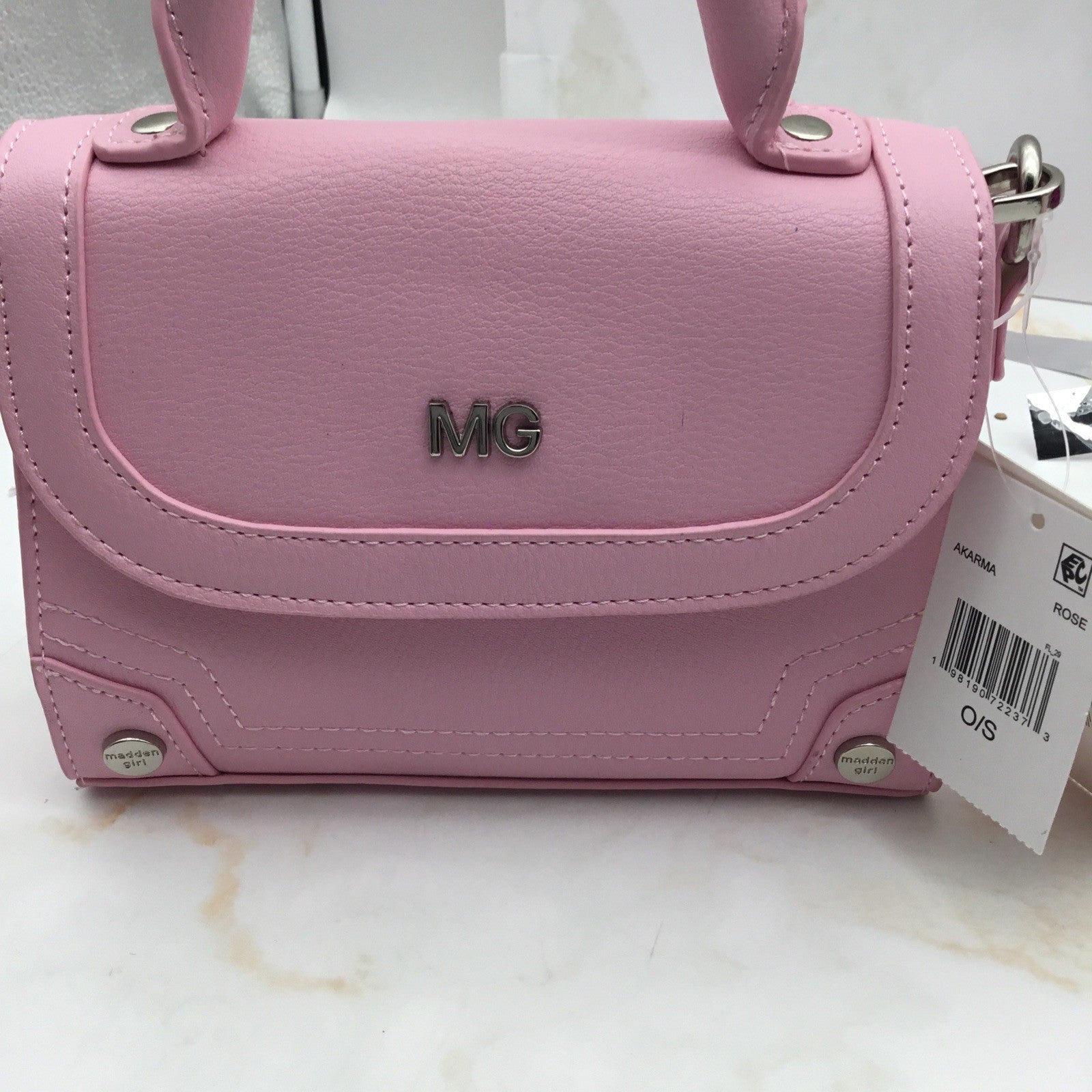 Madden Girl Karma Top Handle Bag Mini Pink