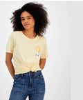 Rebellious One Juniors' Vani Malibu Graphic Crewneck T-Shirt L