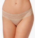 b.tempt'd by Wacoal b.adorable Lace-Waistband Thong Underwear Nude XL