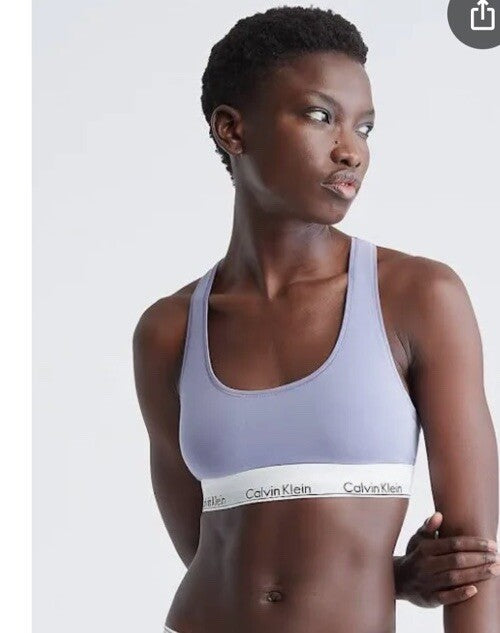 Calvin Klein Women's Modern Cotton Unlined Wireless Bralette M