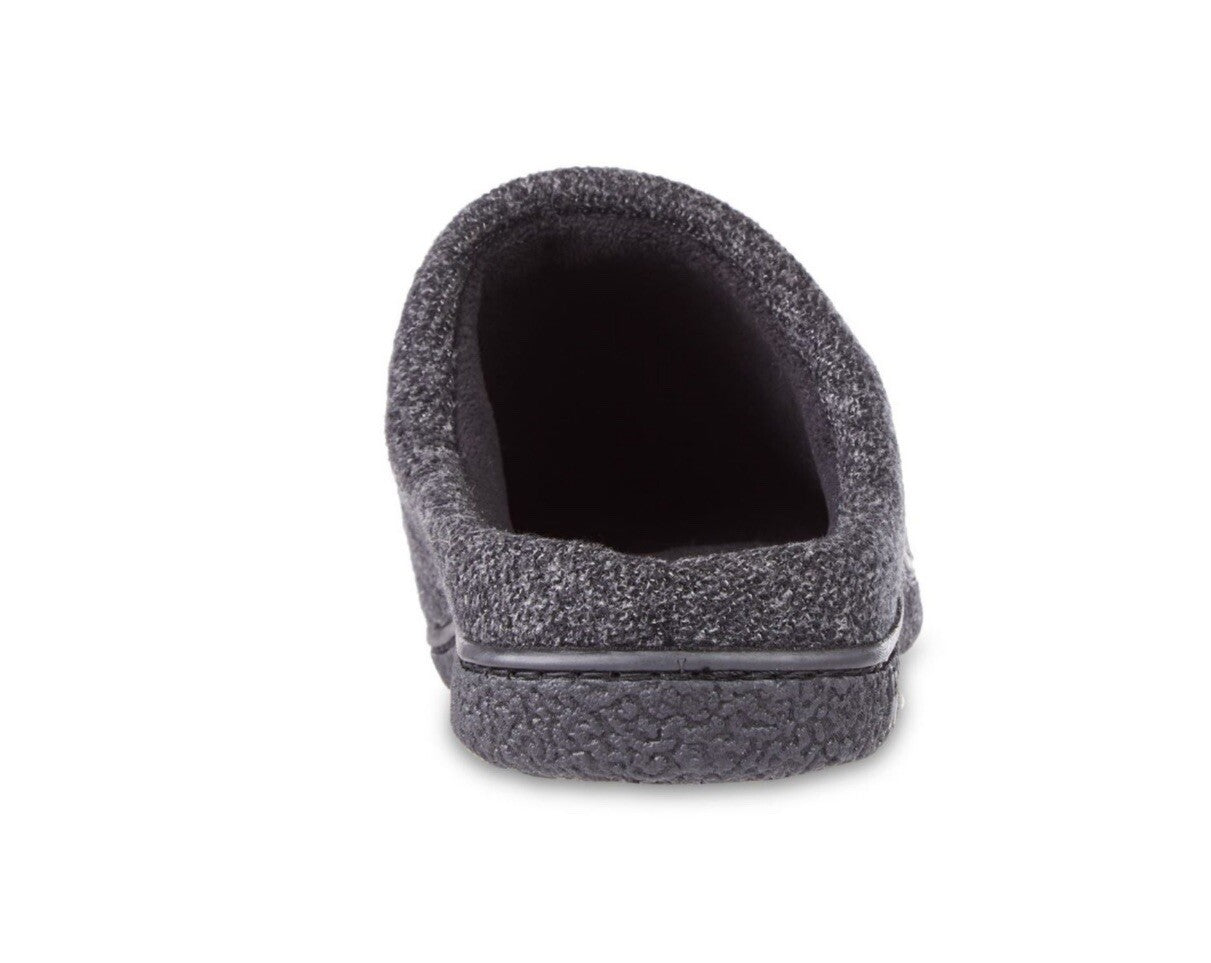Isotoner Memory Foam Slippers Eco Comfort Black  L 9.5-10.5