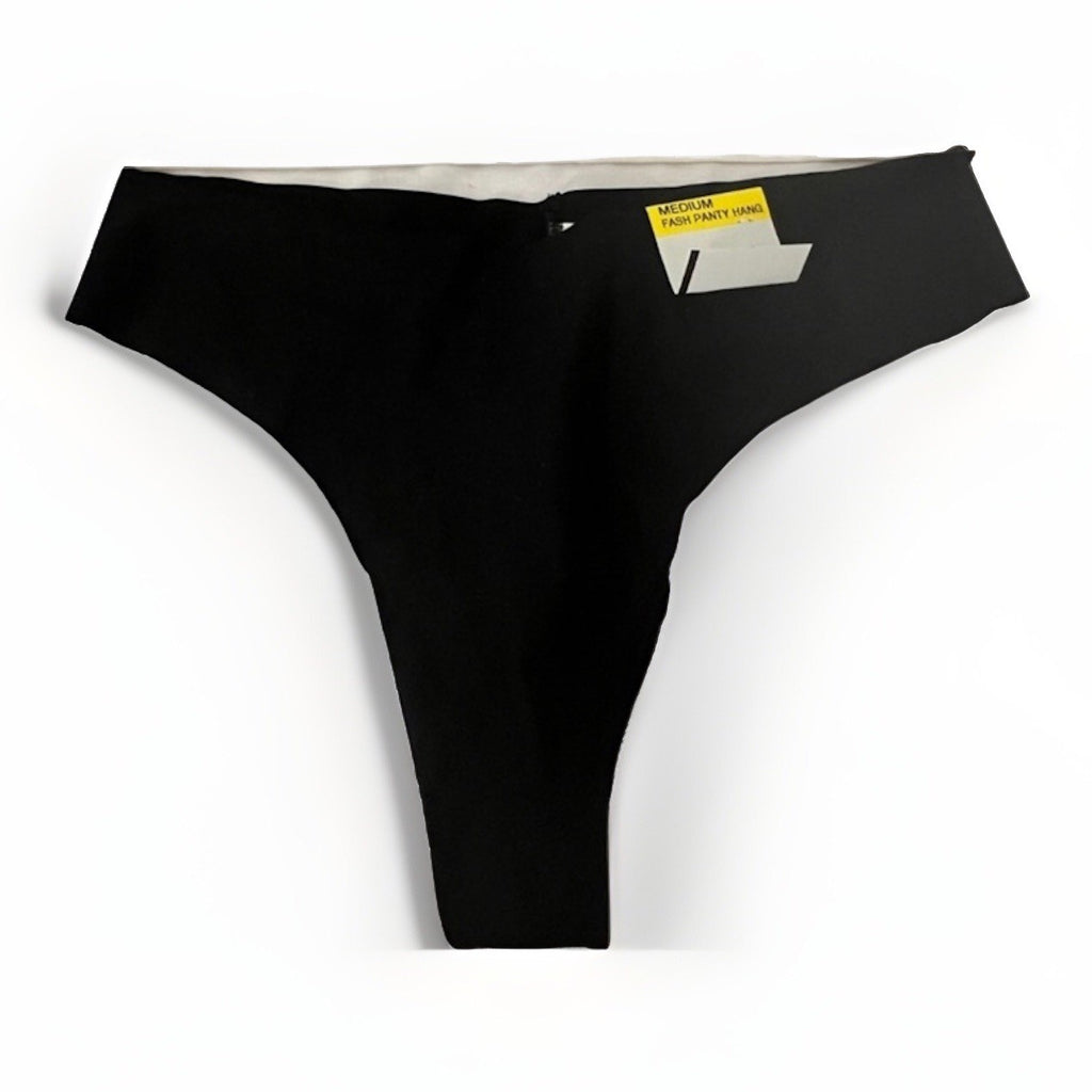 Jenni Women's No-Show Thong Underwear Black M