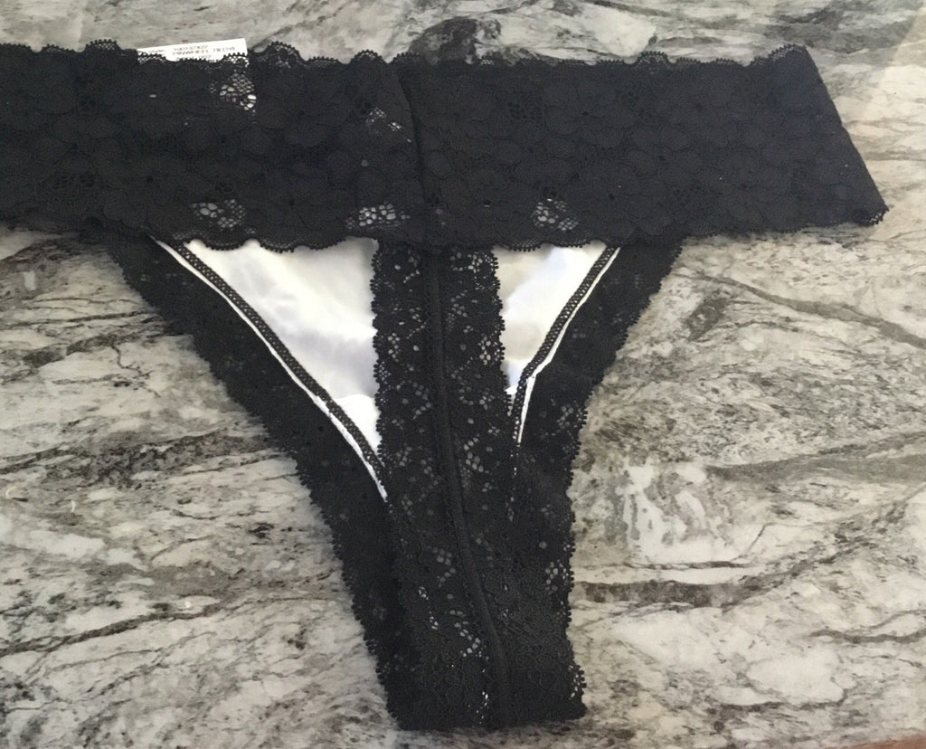 Jenni Women's Lace-Trim Thong Underwear Pinwheel Tiedye XXXL