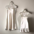 NWT Flora by Flora Nikrooz S Polyester Satin Chemise T91013 Almond $54