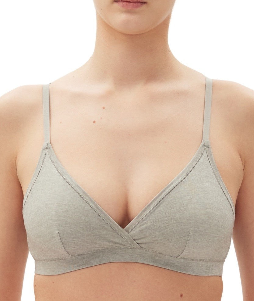 GAP GapBody Women's Breathe Full Coverage Bralette GPW00153 Grey M