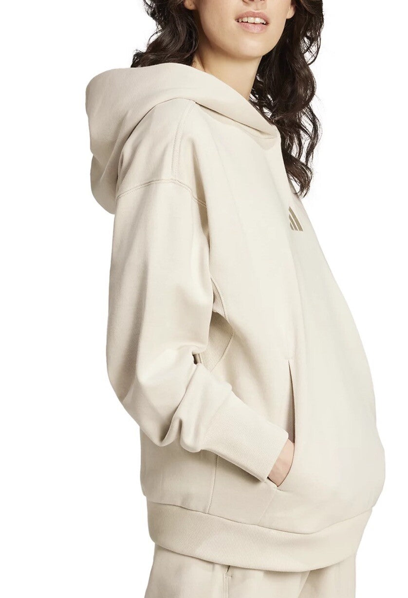 Adidas Women's All Szn Boyfriend Fleece Hoodie, Alumina, M