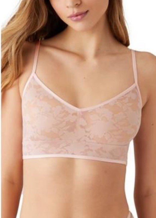 b.tempt'd by Wacoal Women's Shadow Scene Bralette Pink Large 