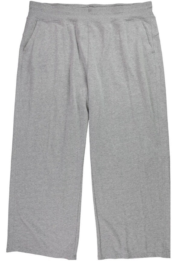 Calvin Klein Performance Womens Wide Leg Sweatpants Athletic Plus 2X Grey