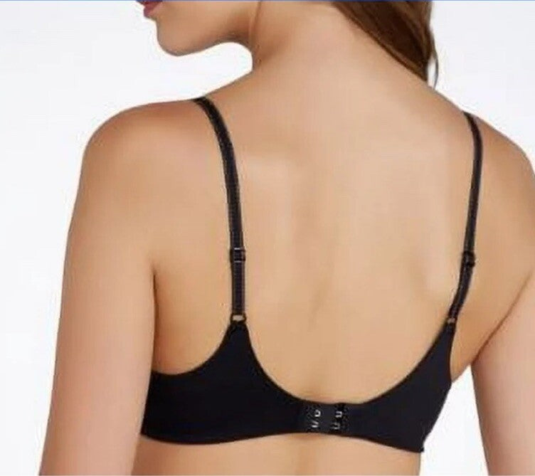 Maidenform Comfort Devotion Black Ultimate No Show Underwire T-Shirt Bra Sz 36A