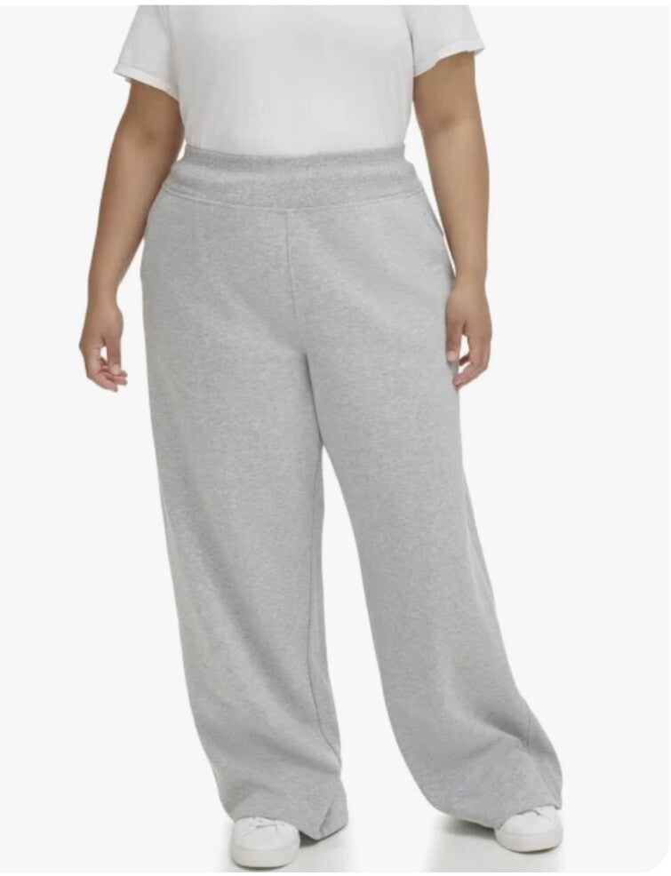 Calvin Klein Performance Womens Wide Leg Sweatpants Athletic Plus 3X