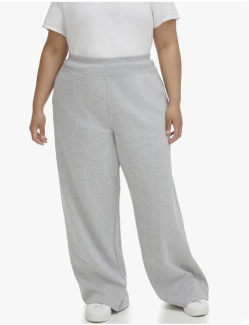Calvin Klein Performance Womens Wide Leg Sweatpants Athletic Plus 3X