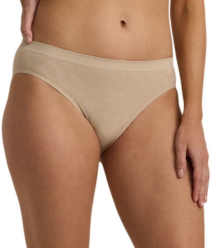 Ralph Lauren LRL Monogram Mesh Bikini Panty Women's Underwear XS