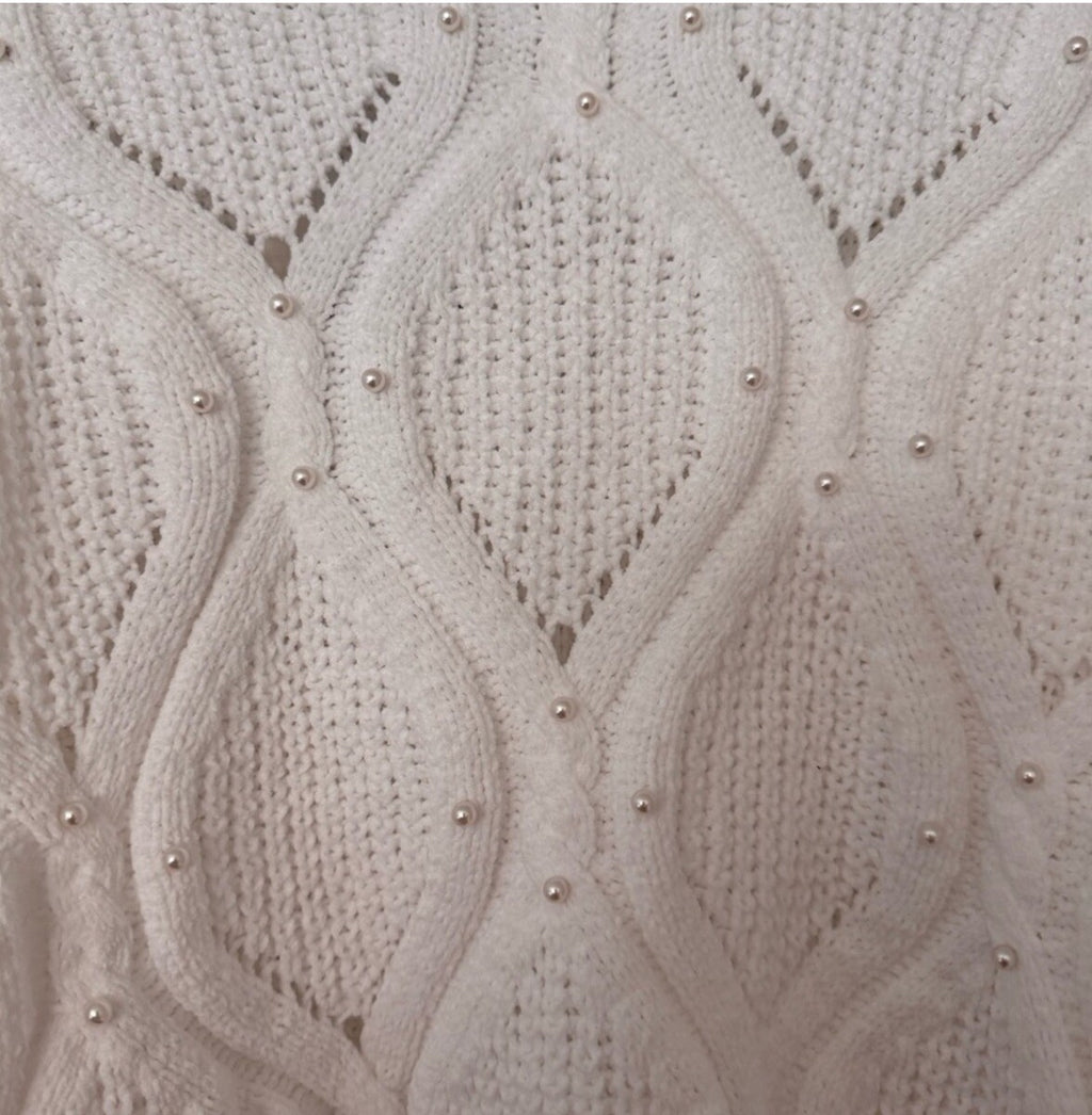 Planet heart Pullover Sweater Bright White XS