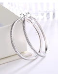 Silver Elements Hypoallergenic Medium Earrings