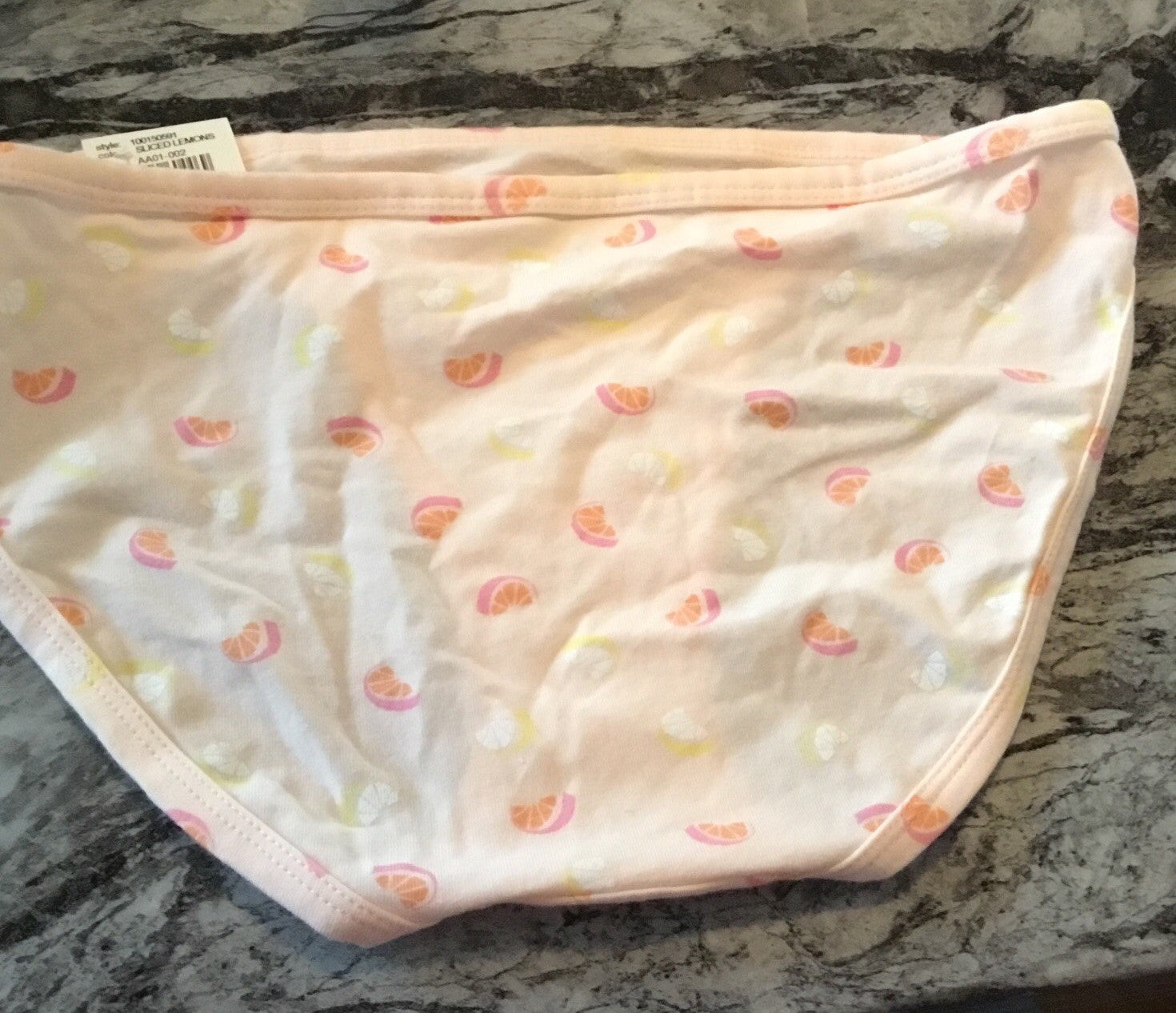 Jenni Women's Bikini Underwear Sliced Lemons L