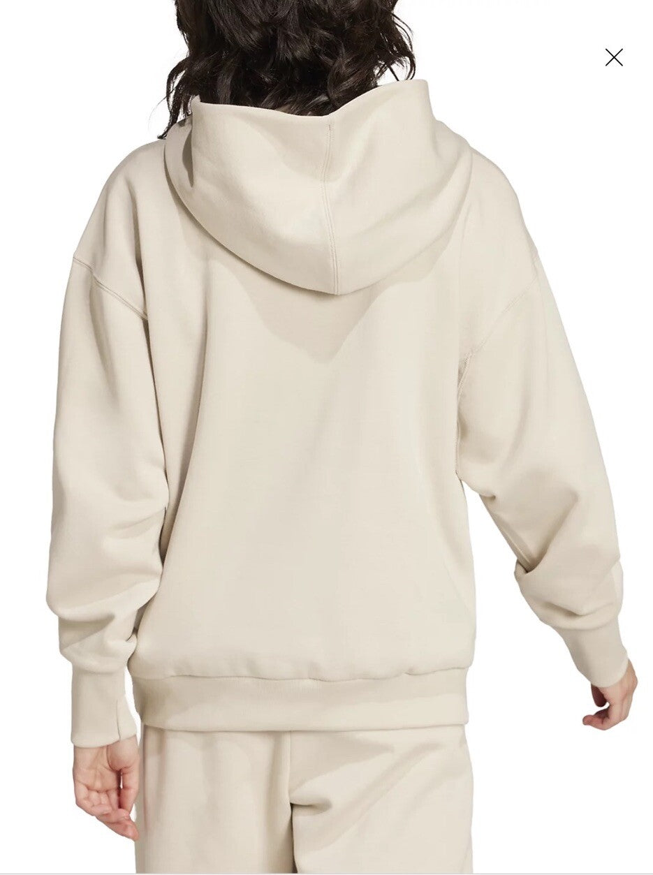Adidas Women's All Szn Boyfriend Fleece Hoodie, Alumina, M