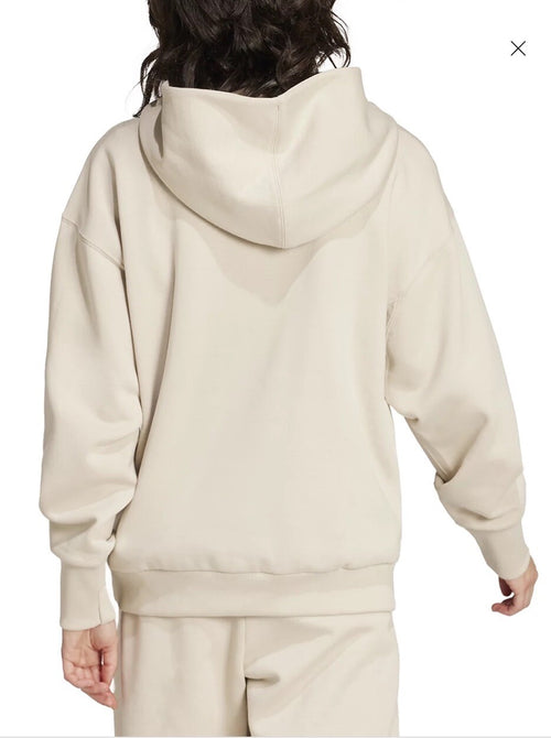 Adidas Women's All Szn Boyfriend Fleece Hoodie, Alumina, M