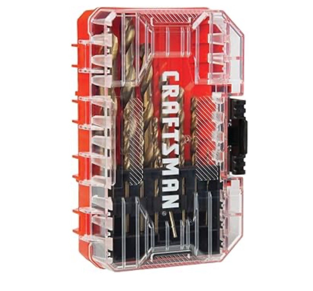 CRAFTSMAN Drill Bit Set, Gold Oxide, 14-Piece (CMAM2214)