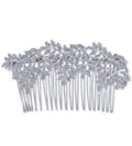 INC International Concepts Silver-Tone Pavé Vine Hair Comb