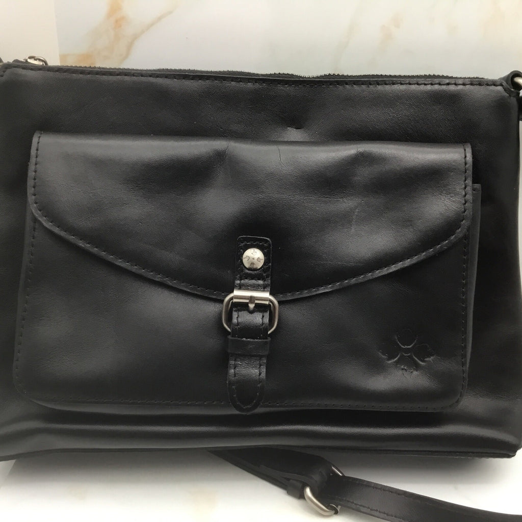patricia nash shoulder bag  Medium Black Leather $200