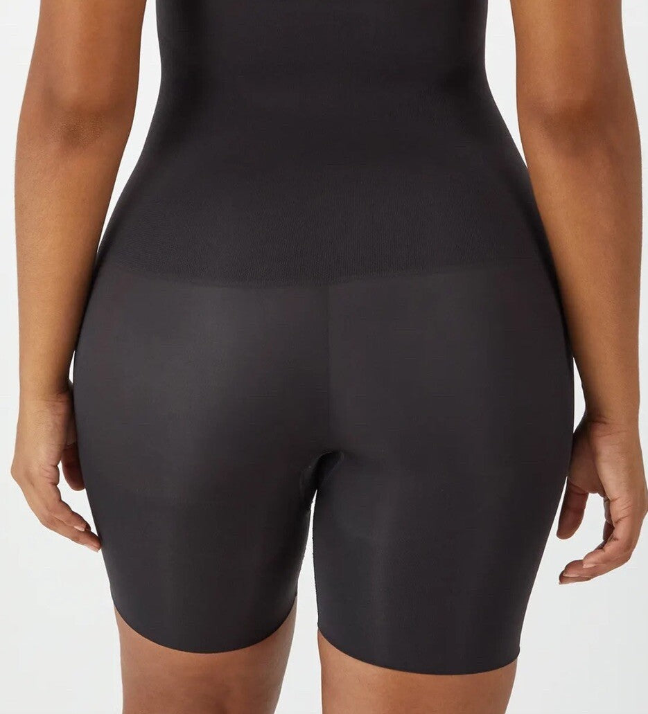 NWT Maidenform Seamless High-Waist Thigh Slimmer Sz 2XL Black 12622 Lightweight