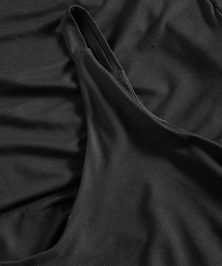 State of Day Women's Fluid Knit Solid Tank Chemise - Black Size XS