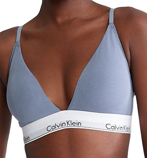 Calvin Klein Women's Modern Cotton Lightly Lined Triangle Bralette S