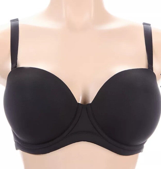 Wacoal Black Red Carpet Strapless Bra Full Busted Underwire 38D
