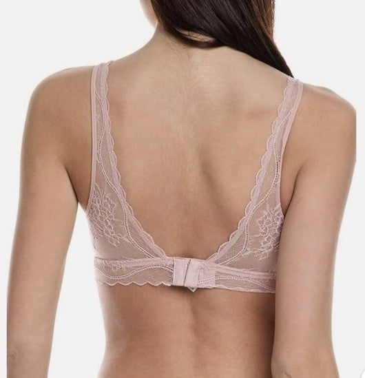 b.tempt'd by Wacoal Women's No Strings Attached Bralette, Blush Pink, SMALL